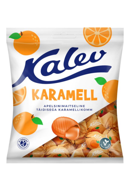 Карамель Kalev Caramel 120г апельсин