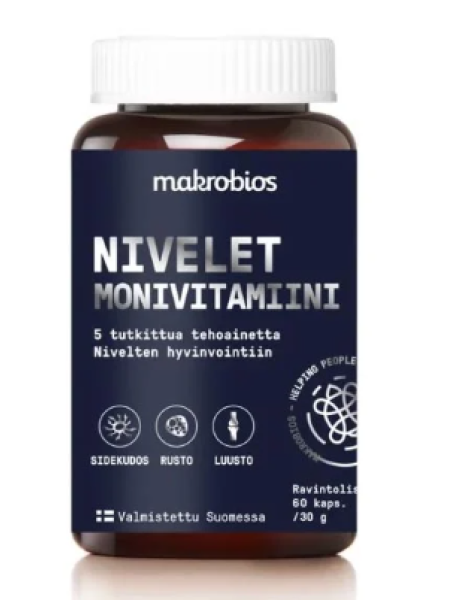 Мультивитаминная пищевая добавка Macrobios Joints Multivitamin 60 капсул