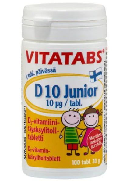 Витамины для детей Vitatabs D10 Junior 100шт