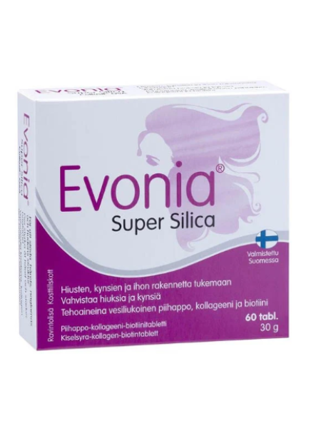 Пищевая добавка для волос Evonia Super Silica 60 шт/30г