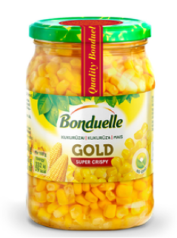 Консервированная кукуруза BONDUELLE 530/360г в стекле