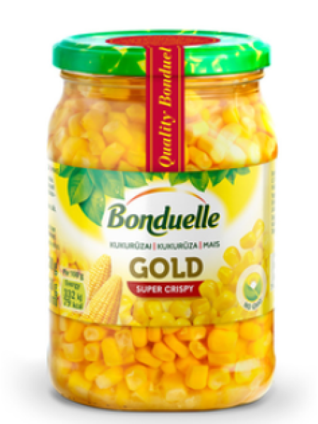 Консервированная кукуруза BONDUELLE 530/360г в стекле
