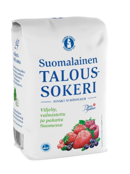 Сахарный песок Dansukker Suomalainen Taloussokeri 1кг 