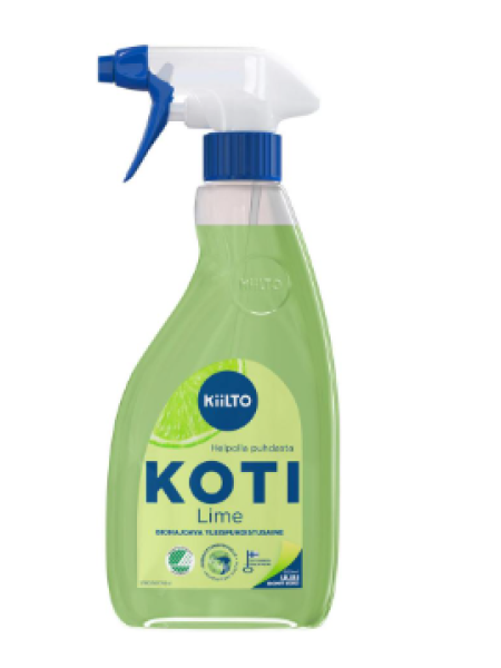 Биоразлагаемый спрей для общей очистки Kiilto Koti Lime 600мл спрей