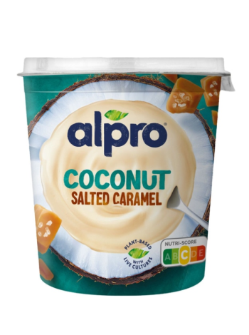 Соевый йогурт Alpro Coconut Salted Caramel 340г кокос и соленая карамель
