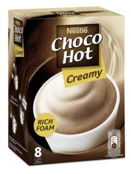 Какао-порошок NESTLE Choco Hot Creamy 192 г