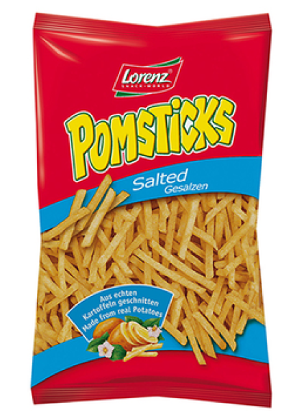 Снеки картофельные LORENZ Pomsticks с солью 100 г