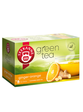 Зеленый чай с имбирем и апельсином TEEKANNE 20 х 1,75 г