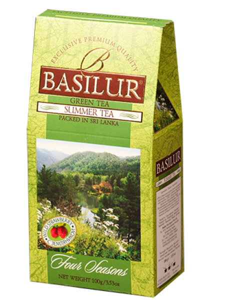 Чай зеленый цейлонский байховый листовой BASILUR 4 Seasons 100г