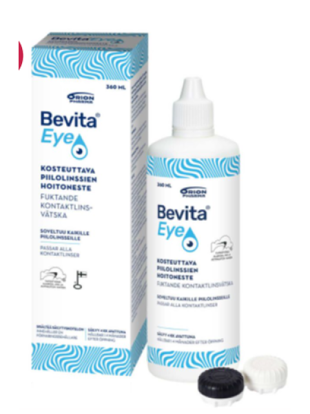 Увлажняющая жидкость для ухода за контактными линзами для глаз BEVITA 360мл