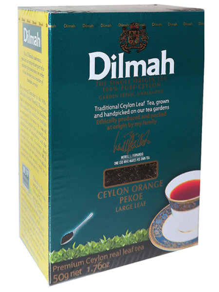 Чай черный крупнолистовой DILMAH 50 г