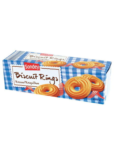 Песочное печенье Sondey Biscuit Rings 400г