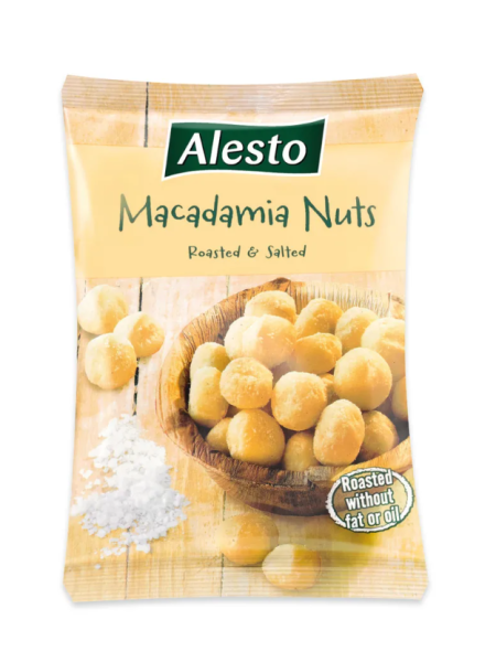 Орехи макадамия с солью Alesto Macadamia 125г