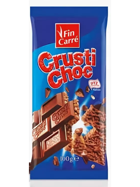 Молочный шоколад с воздушным рисом Fin Carre Crusti Choc 100г
