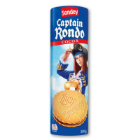 Печенье сэндвич SONDEY Captain Rondo 500г с шоколадом