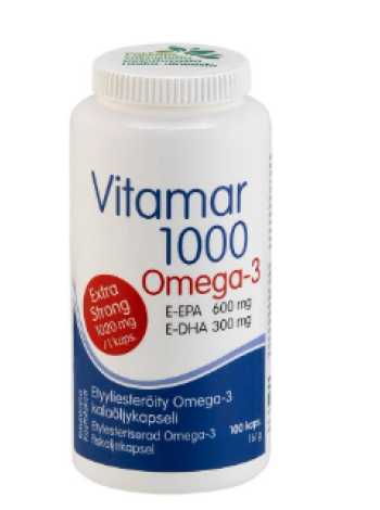 Капсулы для сердца Vitamar 1000 омега-3 100 капсул