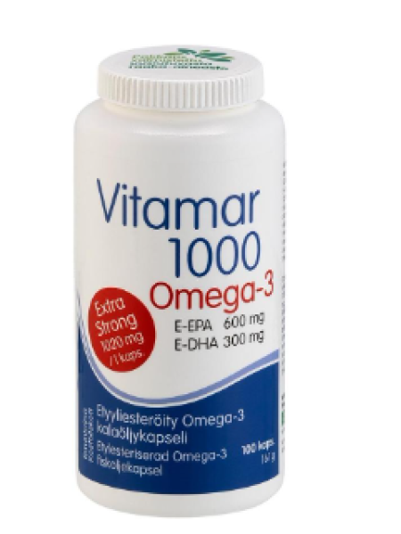Капсулы для сердца Vitamar 1000 омега-3 100 капсул