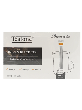 Чай черный в стиках TEATONE 100 шт х1,8 г 