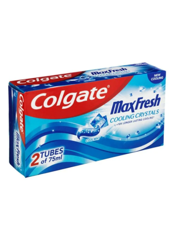 Зубные пасты Colgate Max Fresh Cooling Crystals 2x75мл