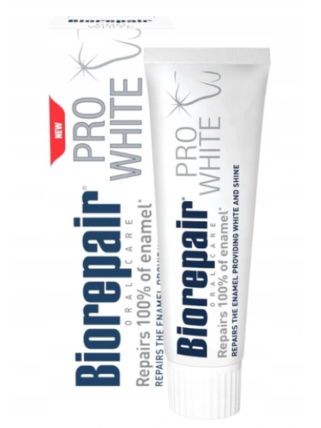 Отбеливающая зубная паста BioRepair Pro White 75мл
