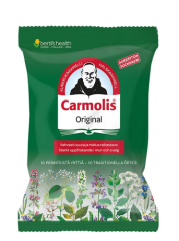 Травяная карамель без сахара CARMOLIS 75г