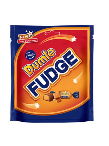 Ириски в молочном шоколаде Fazer Dumle fudge 160г в пакете