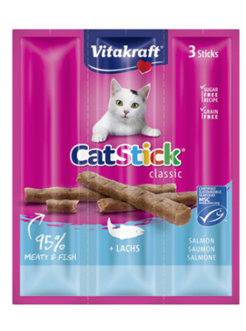 Жевательные палочки для кошек с лососем VITAKRAFT 18 г