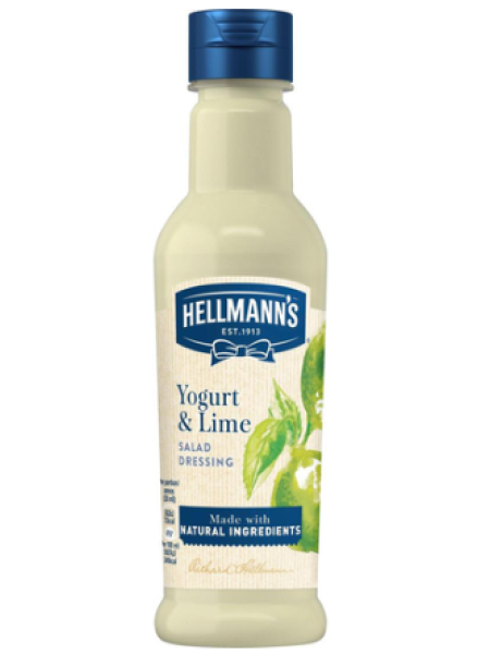 Заправка для салата Hellmann's с йогуртом и лаймом 210 мл