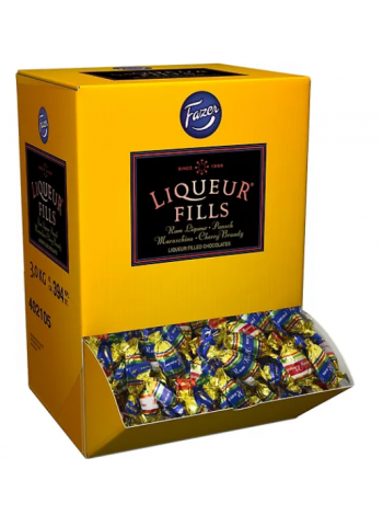 Шоколадные конфеты с ликером Fazer Liqueur Fills 3 кг в коробке