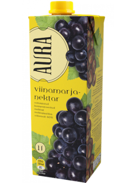 Нектар виноградный Aura viinamarjanektar 1л