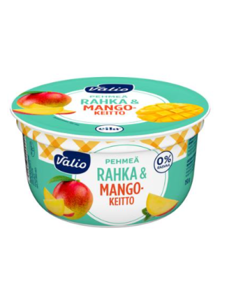 Мягкий творожок с манго Valio pehmeä rahka & mangokeitto 150г безлактозный