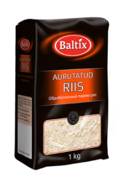 Рис пропаренный BALTIX Aurutatud riis 1 кг