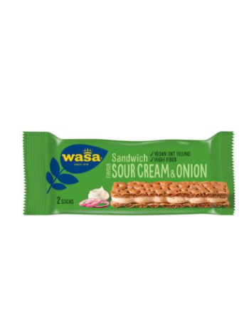 Сэндвич овсяный Wasa Sandwich Sourcream & Onion 33г сметана и лук