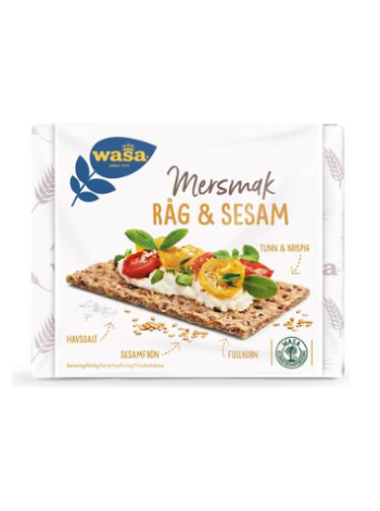 Хлебцы Wasa Mersmak Rag-Sesam 245г рожь и кунжут 