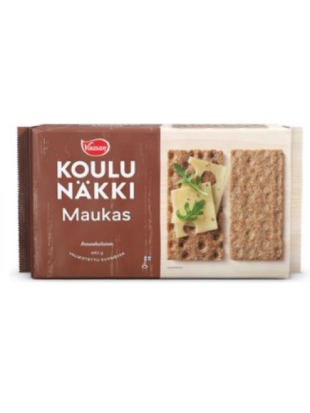 Цельнозерновые ржаные хлебцы VAASAN KOULUNÄKKI Maukas 460г