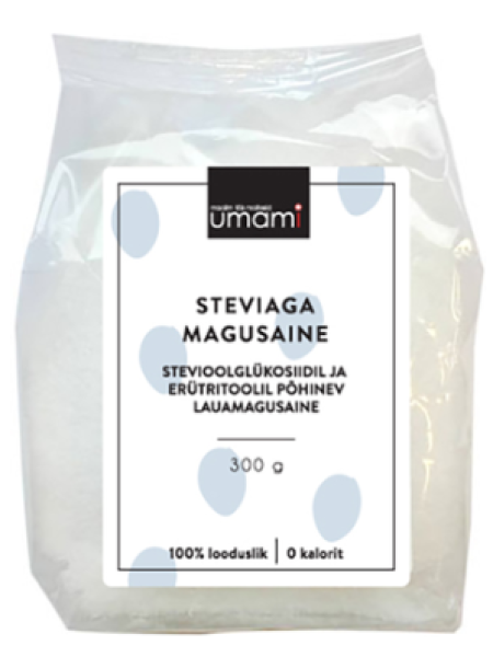 Подсластитель со стевией UMAMI Steviaga magusaine 300 г