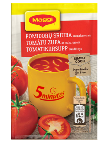 Суп быстрого приготовления томатный с лапшой Maggi 17 г