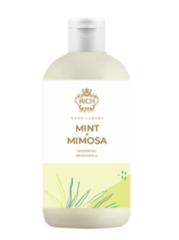 Увлажняющий и питательный гель для душа Rich Pure Luxury Mint & Mimosa 280мл