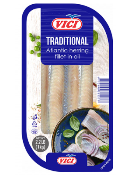 Филе сельди традиционное VICI traditsiooniline 1 кг 