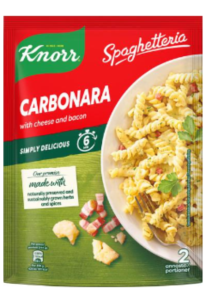 Паста карбонара Knorr Spaghetteria Carbonara 154 гр 2 порции