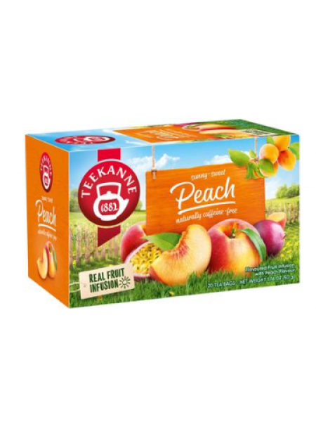 Травяной чай Teekanne Sunny-Sweet Peach 20x2,5г персик яблоко шиповник