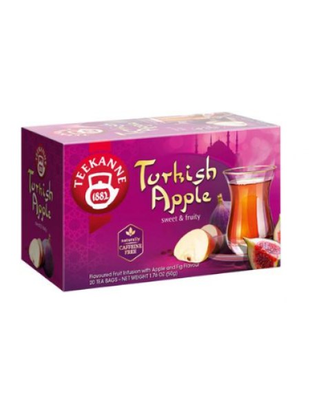 Чай травяной Teekanne Turkish Apple турецкий яблочный настой фруктовый 20x2,5 г