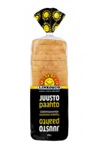 Пшеничный хлеб для тостев с сыром Linkosuo Juustopaahtoleipä 450г