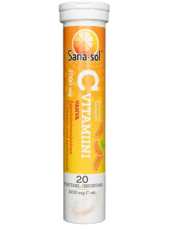 Шипучие витамины Sana-sol Vitamin C Mango 20шт со вкусом манго без сахара 