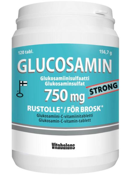 Витамины для суставов Glucosamin Strong 750 mg 120 шт