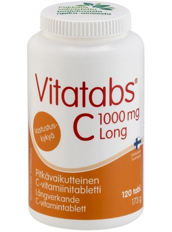 Витамины Vitatabs C Long 1000 мг 120 таблеток