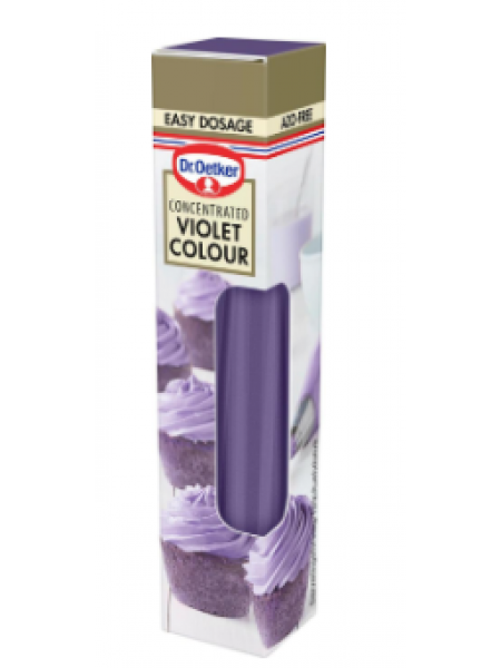 Гелевая краска пищевая Dr. Oetker Purple 15 г фиолетовая