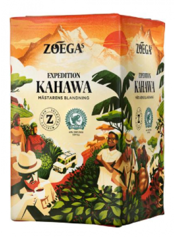 Молотый фильтрованный кофе Zoégas Expedition Kahawa 450г