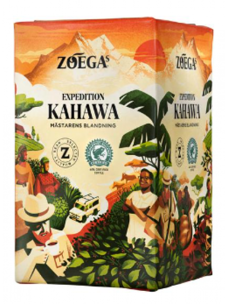 Молотый фильтрованный кофе Zoégas Expedition Kahawa 450г