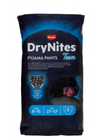Ночные подгузники для детей Drynites Boy мальчик 9 шт 8-15 лет